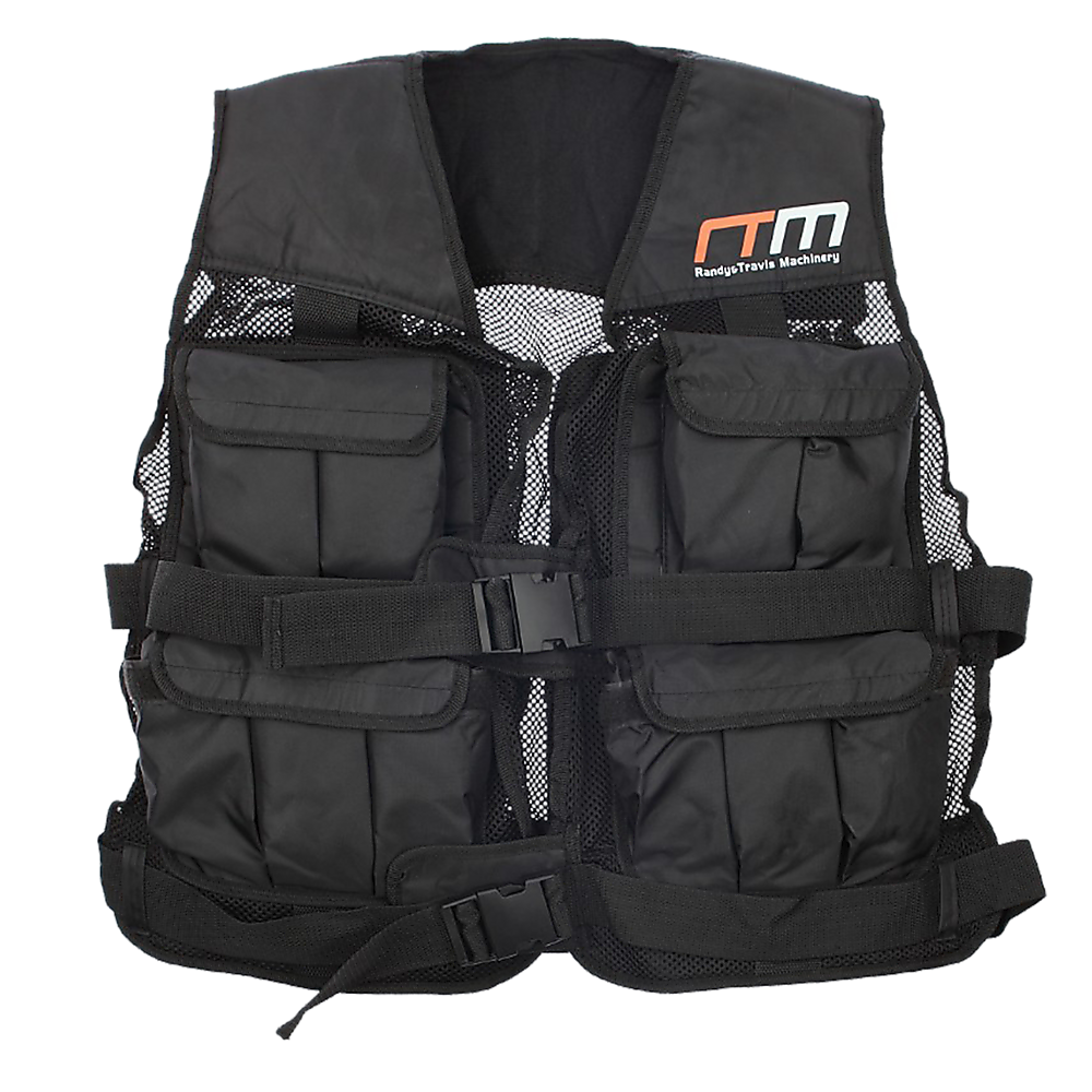 Online Fitness Depot 40LBS weighted gym vest for exercise and training, designed for fitness and weightlifting workouts.