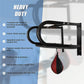Speedball boxing punch bag with wall frame for home gym training, featuring a sturdy hanging speedball and wall mount.