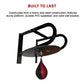 Speedball boxing punch bag with wall frame for home gym training, featuring sturdy construction and adjustable height.