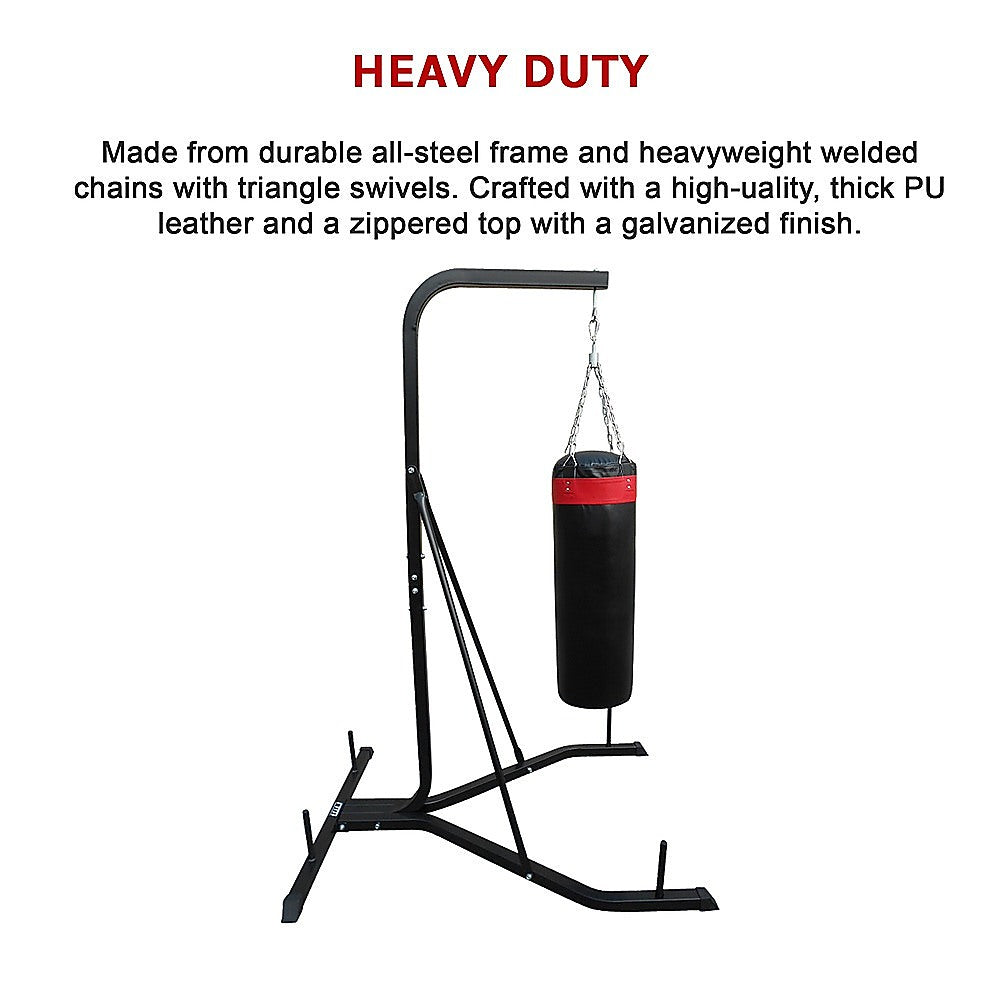 Freestanding 37kg heavy-duty punching bag for boxing and martial arts training by Online Fitness Depot.
