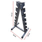 Steel vertical dumbbell rack by Online Fitness Depot, sturdy gym equipment for organizing weights in fitness and exercise areas.