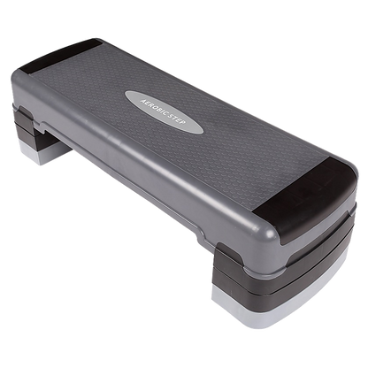 Adjustable aerobic step platform from Online Fitness Depot with non-slip surface for home gym workouts and fitness exercises.