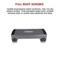Adjustable aerobic step platform from Online Fitness Depot with non-slip surface for home gym workouts and fitness exercises.