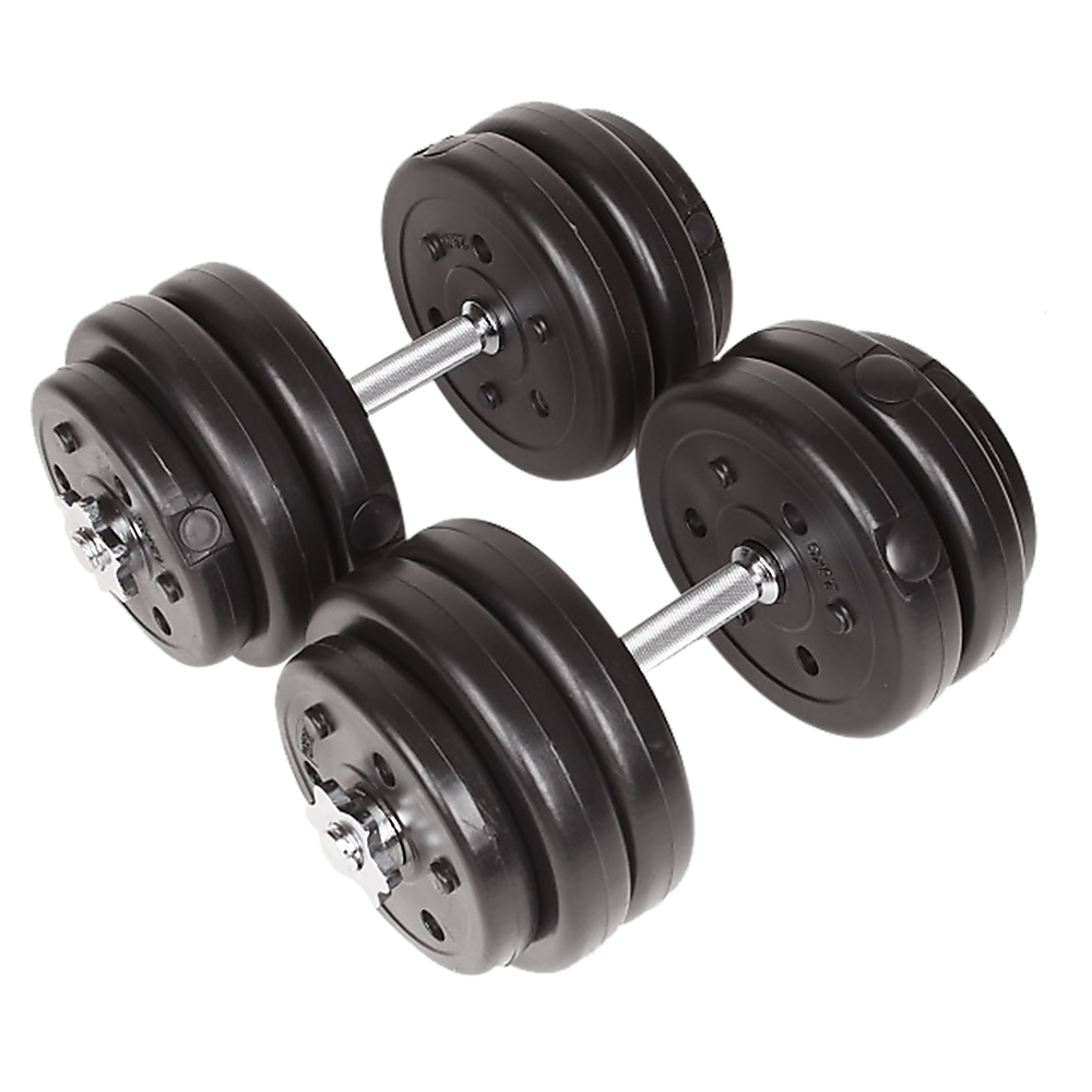 Adjustable 30kg dumbbell set from Online Fitness Depot with weight plates and handles for home gym strength training.
