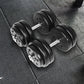 30kg adjustable dumbbell set from Online Fitness Depot with weight plates and handle for home gym strength training