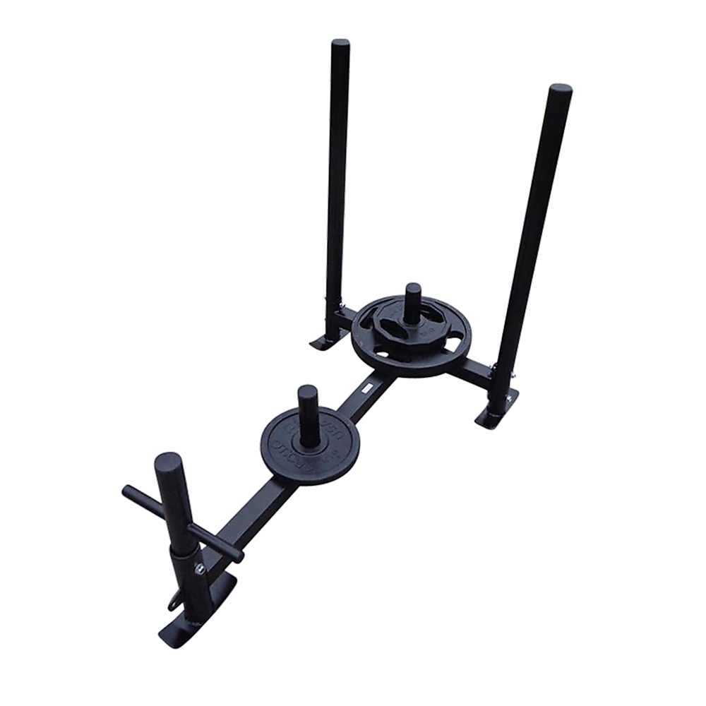Heavy duty gym sled with harness from Online Fitness Depot, designed for strength training and functional fitness workouts.