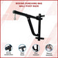 Boxing punching bag wall pivot rack with swivel mount for home gym use, designed for sports and martial arts training.