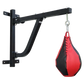 Boxing punching bag wall pivot rack with swivel mount for home gym, sturdy wall-mounted fitness equipment by Online Fitness Depot.