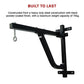 Boxing punching bag wall pivot rack with swivel mount for home gym, designed for secure boxing and martial arts training.
