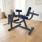 Adjustable leg extension curl machine from Online Fitness Depot for quad and hamstring workouts at home gym.