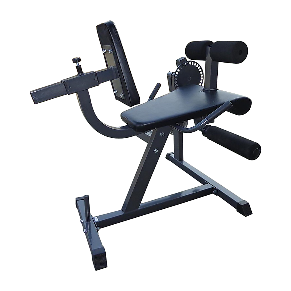 Adjustable leg extension curl machine from Online Fitness Depot for quad and hamstring workouts at home.