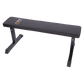 Flat weight bench for home gym workouts by Online Fitness Depot, ideal for strength training and exercise routines.