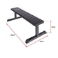 Flat weight bench for home gym from Online Fitness Depot, ideal for strength training and fitness exercises.