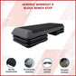 Online Fitness Depot aerobic workout 4-block bench step for exercise and gym routines, with four sturdy plastic steps stacked together.