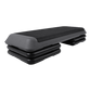 Online Fitness Depot aerobic workout 4 block bench step used for exercise and fitness routines, sturdy gym equipment for aerobic training.