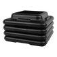 Online Fitness Depot aerobic workout 4 block bench step for exercise and gym routines, shown stacked with textured surfaces.