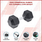 25kg rubber hex dumbbell from Online Fitness Depot, heavy gym weight for strength training and weightlifting workouts.