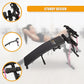 Foldable incline sit-up bench for home gym, featuring padded surface and adjustable angles for abdominal workout training.