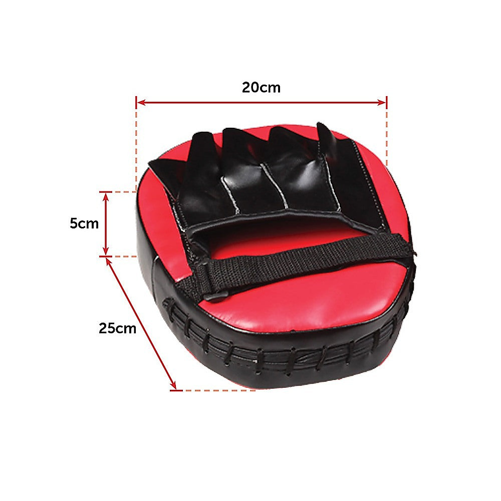 Kickboxing shield and punching pad combo from Online Fitness Depot for sparring training and boxing practice.