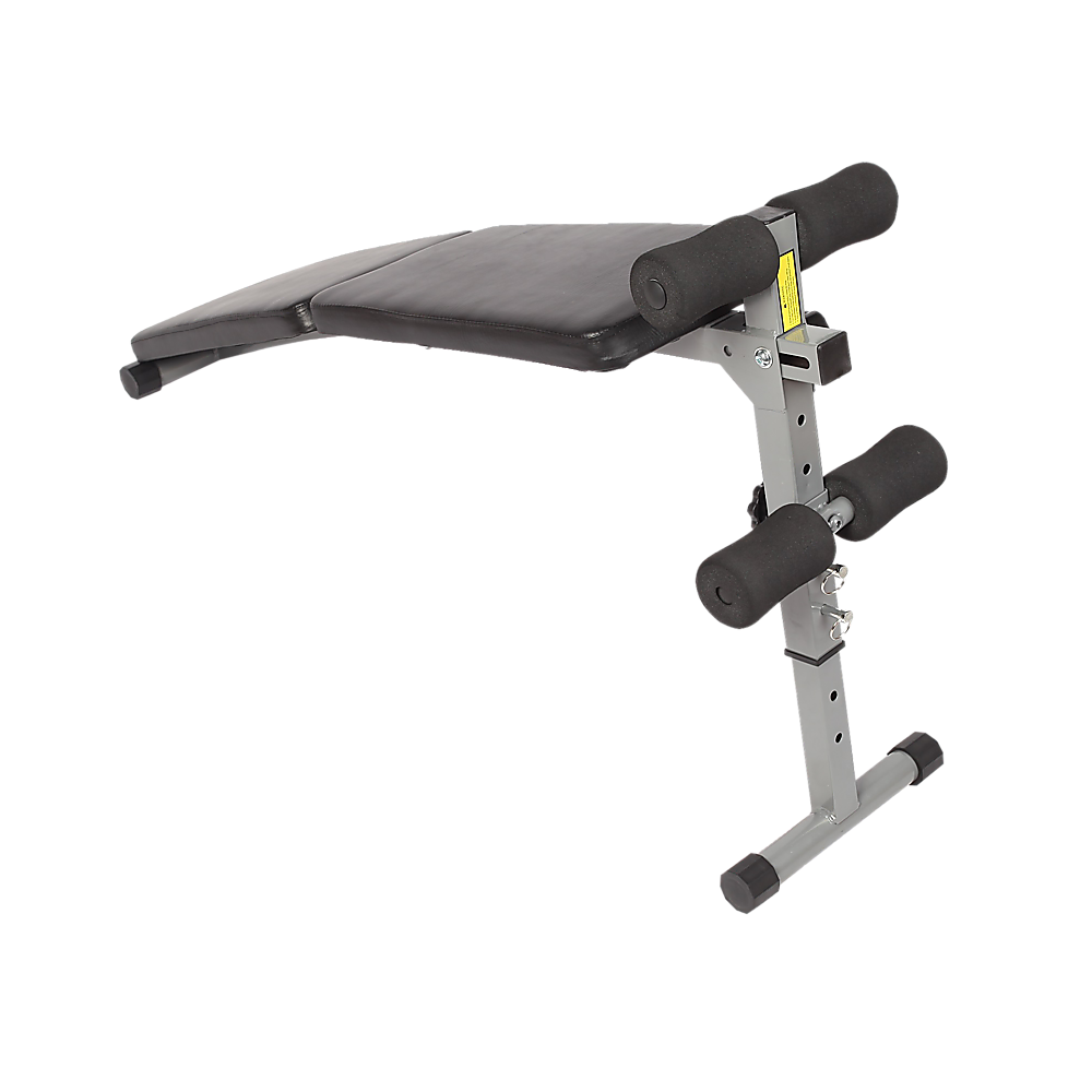 Adjustable abdominal crunch sit-up bench from Online Fitness Depot for core workouts and strength training.