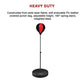 Kids boxing punching bag set with training gloves and fitness stand, designed for children’s boxing and martial arts practice.