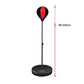 Kids boxing punching bag set with training gloves and fitness stand, designed for children's boxing and martial arts training.