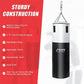 Heavy duty 30kg boxing punching bag filled with solid material, designed for martial arts and fitness training.