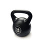 16kg concrete kettlebell for strength training, showing a textured black weight used for home gym workouts by Online Fitness Depot.