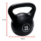 16kg concrete kettlebell for strength training, featuring a handle and textured surface, ideal for home gym fitness workouts.