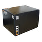 Online Fitness Depot 3-in-1 foam plyo jump box for exercise, gym, and fitness workouts, featuring multiple height options.