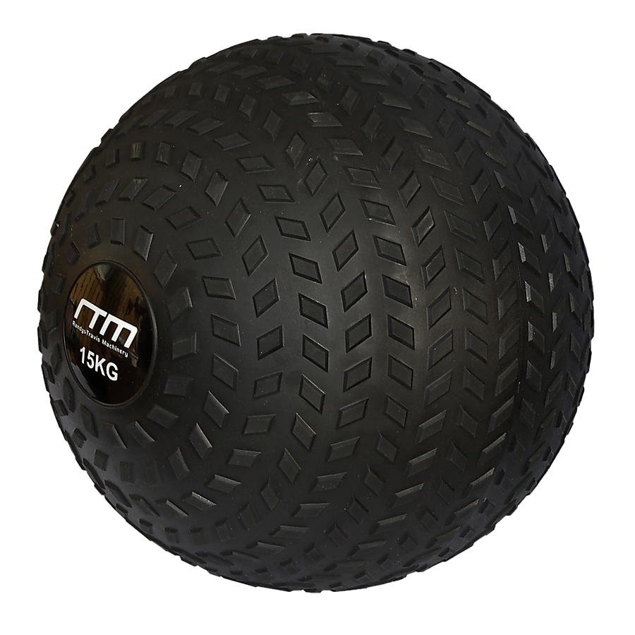 15kg Tyre Thread Slam Ball from Online Fitness Depot for gym and fitness workouts, designed for strength training and exercise.