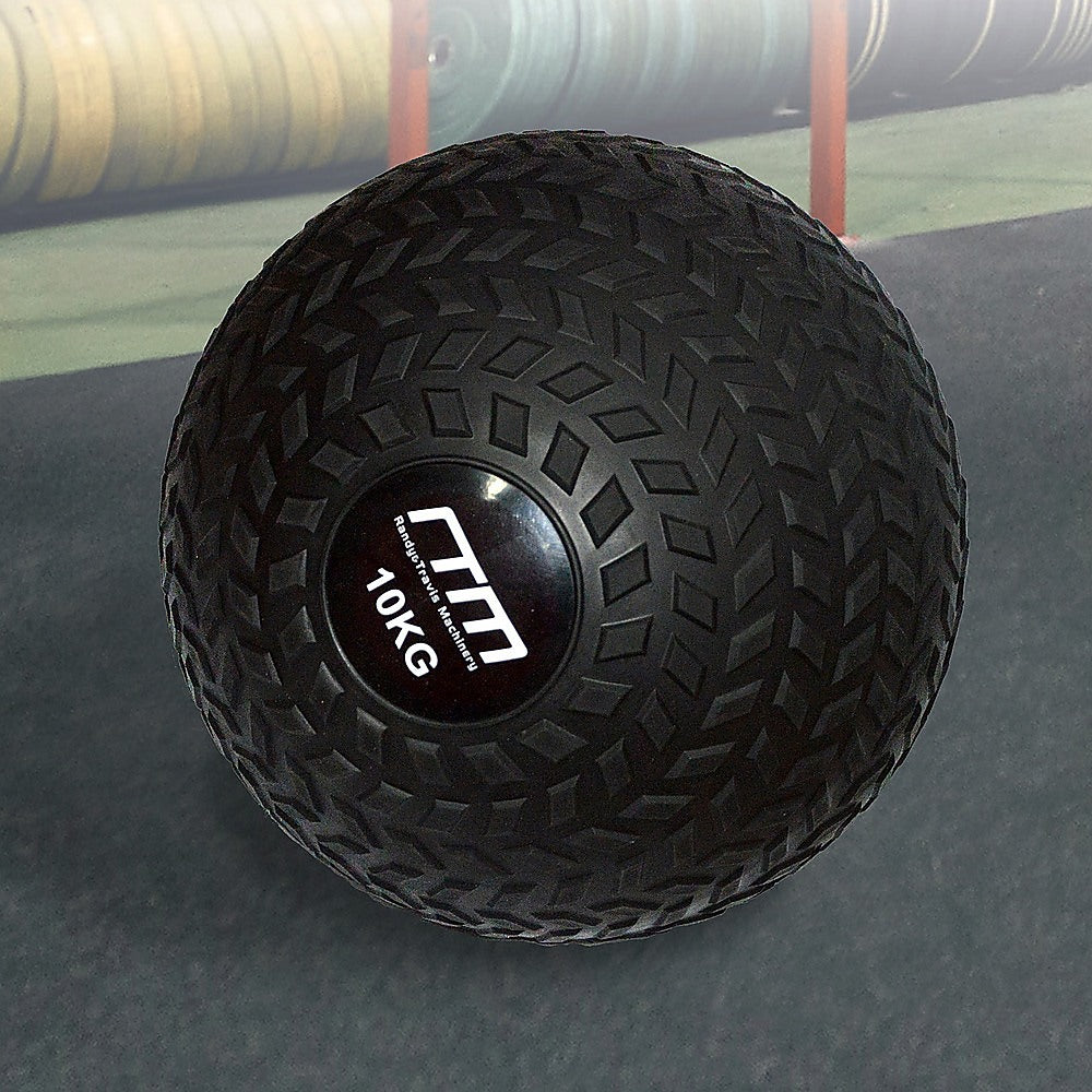 10kg Tyre Thread Slam Ball by Online Fitness Depot for gym workouts, featuring durable construction for fitness and exercise routines.