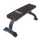 Commercial flat weight lifting bench by Online Fitness Depot, sturdy gym equipment for strength training and exercise routines.