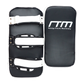 Muay Thai MMA kick boxing pad strike shield from Online Fitness Depot, used for martial arts training and punch focus practice.