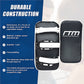 Muay Thai focus punching pad from Online Fitness Depot with padded strike shield for MMA and kickboxing training.