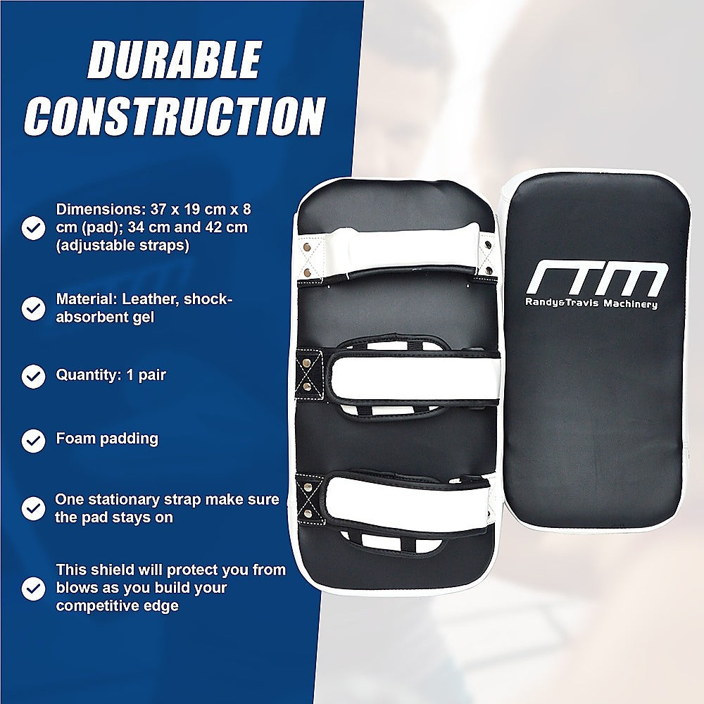 Muay Thai focus punching pad from Online Fitness Depot with padded strike shield for MMA and kickboxing training.