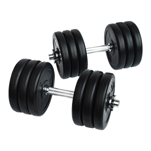 Adjustable 35kg dumbbell from Online Fitness Depot with weight plates and handle for home gym workouts.