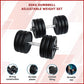 Adjustable 35kg dumbbell from Online Fitness Depot with black handle and weight plates for strength training and gym workouts.