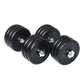 Adjustable 35kg dumbbell set from Online Fitness Depot with weight plates and handle for strength training exercises.