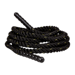 Polyester battle rope, 3.8cm diameter and 9m length, designed for strength training and gym workouts, by Online Fitness Depot.