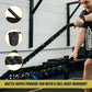 Polypropylene battle rope, 3.8cm diameter, 9m length, for strength training and workout exercises in gym and fitness routines.