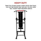 Power Tower pull-up, dip station, and weight bench for home gym workouts with multiple exercise options.