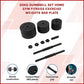 20kg dumbbell set with adjustable weights and bar for home gym fitness, branded by Online Fitness Depot.