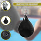 30L Aqua water punching bag with D-shackle and chain for boxing and martial arts training, designed for gym and fitness exercises.