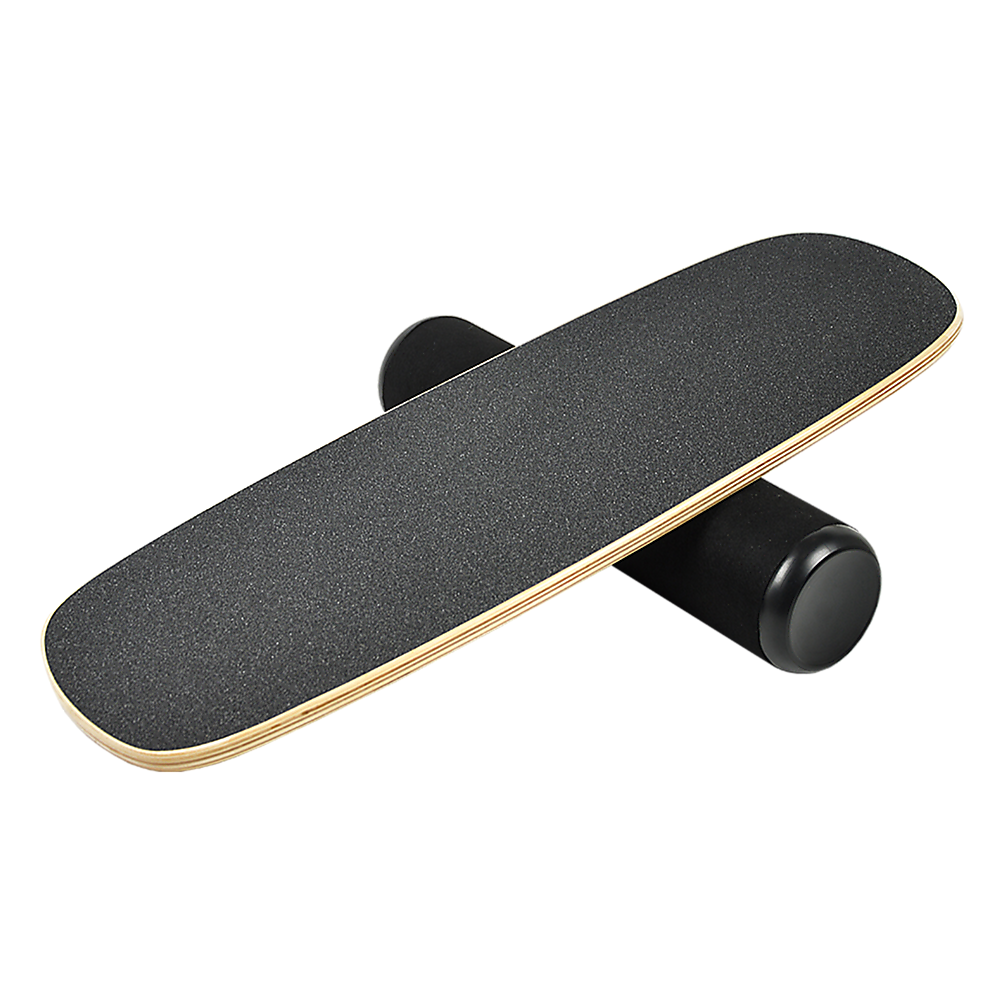 Balance board trainer with stopper and wobble roller for yoga, Pilates, and fitness exercises by Online Fitness Depot