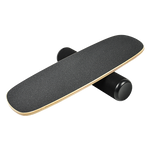 Balance board trainer with stopper and wobble roller for yoga, Pilates, and fitness exercises by Online Fitness Depot