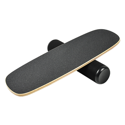 Balance board trainer with stopper and wobble roller for yoga, Pilates, and fitness exercises by Online Fitness Depot