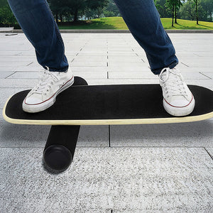 Balance Board Trainer with Stopper and Wobble Roller for fitness, yoga, and balance exercises by Online Fitness Depot.