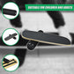 Balance board trainer with stopper and wobble roller for yoga and fitness exercises, designed by Online Fitness Depot.