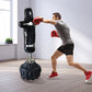 Free-standing 180cm boxing punching bag stand by Online Fitness Depot for MMA, UFC, kickboxing, and martial arts training.